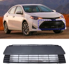 Front Bumper Lower Grille Grill Hood Fit for 2014 2015 2016 Toyota Corolla LE CE