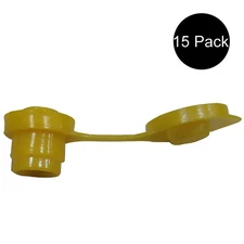 15-Pack New Yellow Vent Caps Gas Can Breather Midwest Blitz Wedco Scepter