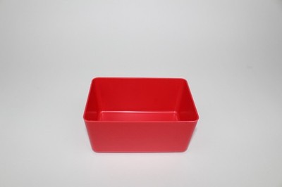 24 Red Tool Drawer Organizer Bins - 4 x 6 x 3 Inch Deep (actual
