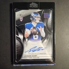 Jaxson Dart ROOKIE AUTO 2025 Topps Chrome Black #RAU-JD New York Giants