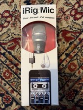 IK Multimedia iRig Mic Smartphone / Tablet Black Microphone Karaoke Podcasting