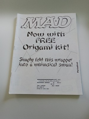 #ad Mad Magazine In Original Mailing Sleeve December 1998 ER Excellent $19.99