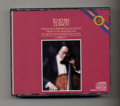 YO YO MA - Bach 6 Suites For Unaccompanied Cello Complete / 2x CD 1985 M2K 37867