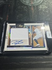 Daniel Espino 2024 Panini Three and Two Encased Auto Prospect Jersey /99