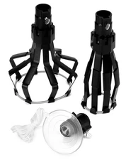 QWORK Professional 3-Piece Light Bulb Changer Kit Extension Pole