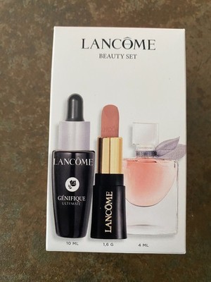 LANCÔME Beauty Set (Génifique Ultimate, Lippenstift & La Vie Est Belle)   Neu