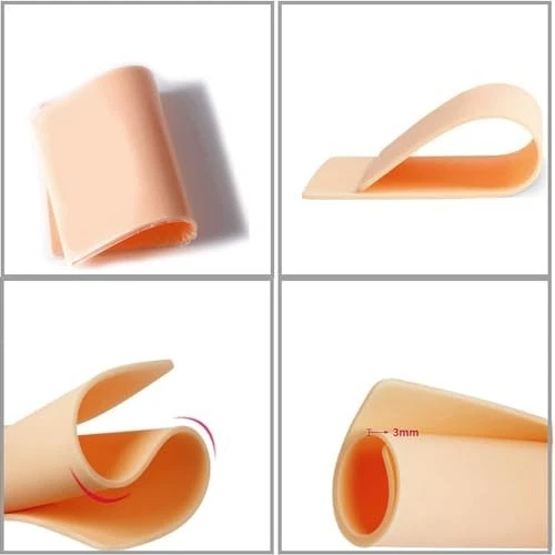 10Pcs Double-Sided Tattoo Practice Skin, 3MM Fake Skin for Tattoo Artists - product detail image 5