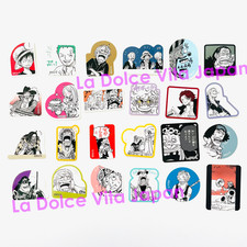 ONE PIECE FLAKE SEAL Monochrome Vol.2 All 24 types Luffy Law Crocodile Sticker
