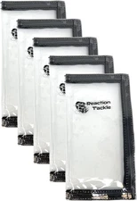 Reaction Tackle Fishing Lure Wraps or 5-Pack- Large (8.4x4.4), (5-pack) 