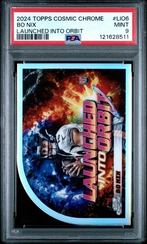 2024 TOPPS COSMIC CHROME LAUNCHED INTO ORBIT #LIO6 BO NIX ROOKIE RC PSA 9