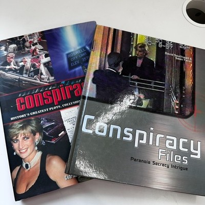 Lot of 2 Books - Conspiracy Paranoia Secrecy Intrigue / History Greatest Plots