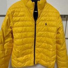 Polo Ralph Lauren Kids Padded Jacket Navy Yellow Lightweight Warm