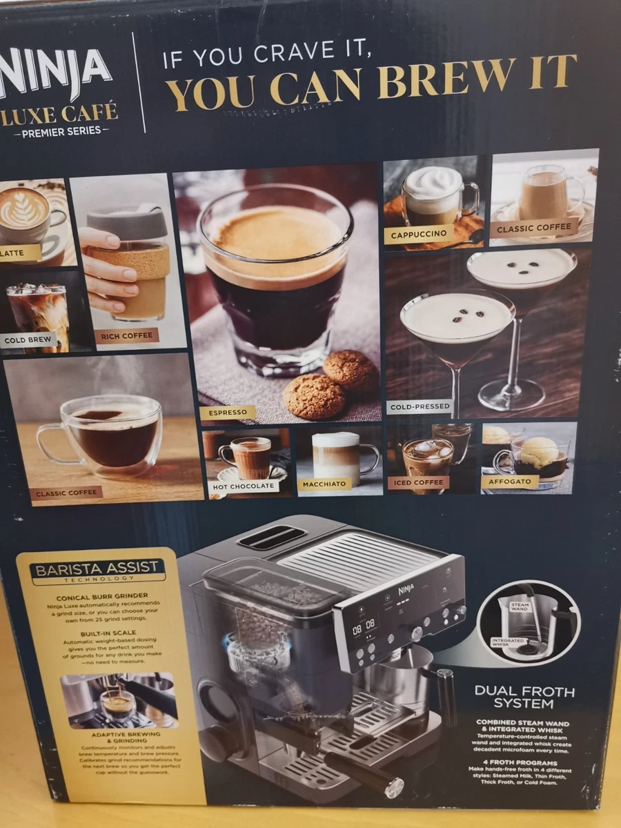 Máquina de café espresso Ninja Luxe Café Premier - Cyber Space ES601UKCY