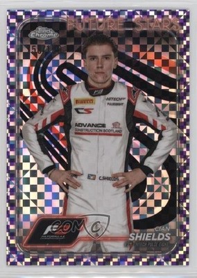 2024 Topps Chrome Formula 1 Purple Checker Flag Refractor /199 Cian Shields 1i3m