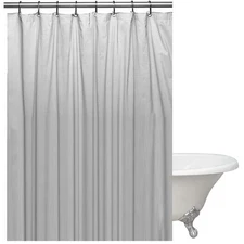 2 Pk Premium Bathroom Shower Curtain Liner Magnets Heavy Duty Vinyl Waterproof