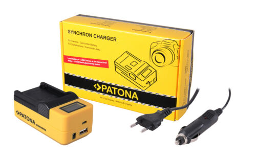 Caricabatteria Synchron LCD USB Patona per Kodak Easyshare M125,M215,M23,M522 - Bild 1 von 4