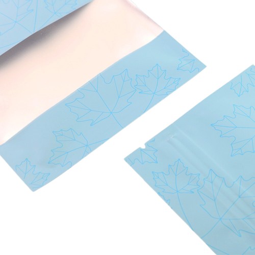 Bolsas de Mylar 100/200/500 azules con ventanas bolsas de almacenamiento a prueba de olores para productos secos - Imagen 7 de 8