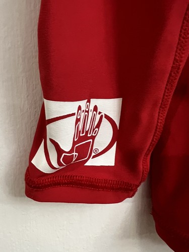 Body Glove Long Sleeve Red Mock Neck Swim Shirt Kids Size 8 UVP 50 - Picture 4 of 8