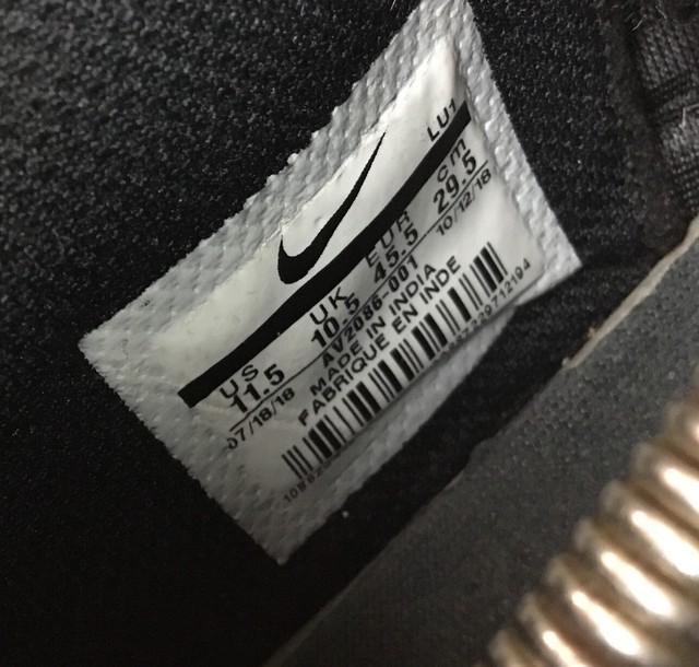 Size 11.5 - Nike Fly By Low 2 NBK Black for sale online | eBay
