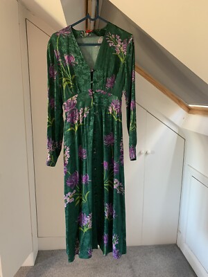 Kitri Green Vintage Clementine Dress Size 6 | eBay UK