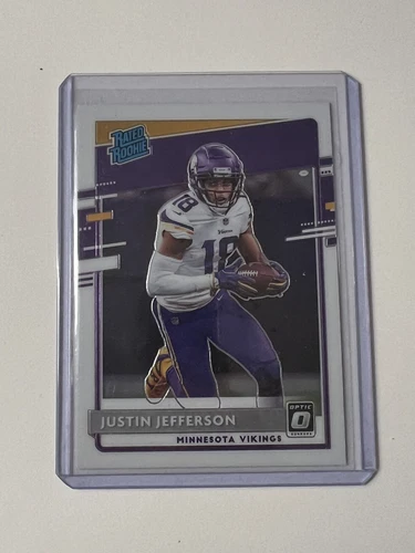 2020 Panini Donruss Optic #163 Justin Jefferson Rated Rookie Base Vikings 🔥