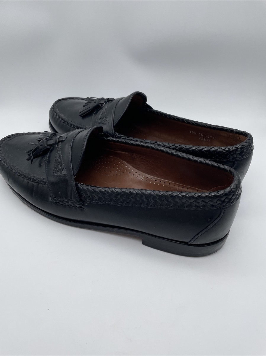 Allen Edmonds Stowe Tassel Loafers Black Leather Made in USA  display picture 1