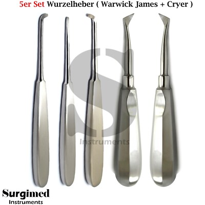 Chirurgie Cryer Wurzelheber Warwick James Zahnentfernung Extraktion Chirurgische
