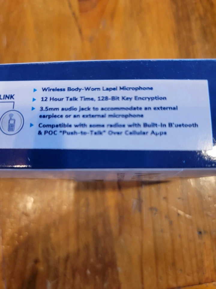 BLUE-WI Nighthawk Sport Bluetooth  Body Worn Microphone. - Image 4 of 4