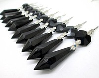 Hierkryst 38mm Crystal Chandelier Icicle U-drop Prisms Lamp Pendants Pack Of 20 on sale Hierkryst 38mm Crystal Chandelier Icicle U-drop Prisms Lamp Pendants Pack Of 20 on sale