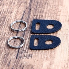 Classic Film Camera Lug Ring w/leather Protectors 1 Pair 