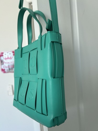TOUS Damas Collection Medium Turquoise Shoulder Crossbody Handbag Bag Dust Cover - Picture 12 of 24