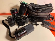 Macchina Fotografica Reflex NIKON Serie FE+ 3 Obiettivi+Flash- Vintage 1982