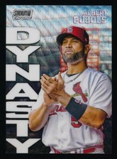 2022 Stadium Club Chrome ALBERT PUJOLS Dynasty Wave Refractor NRMT-MT+