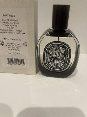 Diptyque Eau De Minthé Eau De Parfum Spray 75ml 2.5 Fl oz New In Tester Box