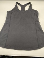 Lululemon Size 8 Black Back Racerback Yoga Running Activity Tank