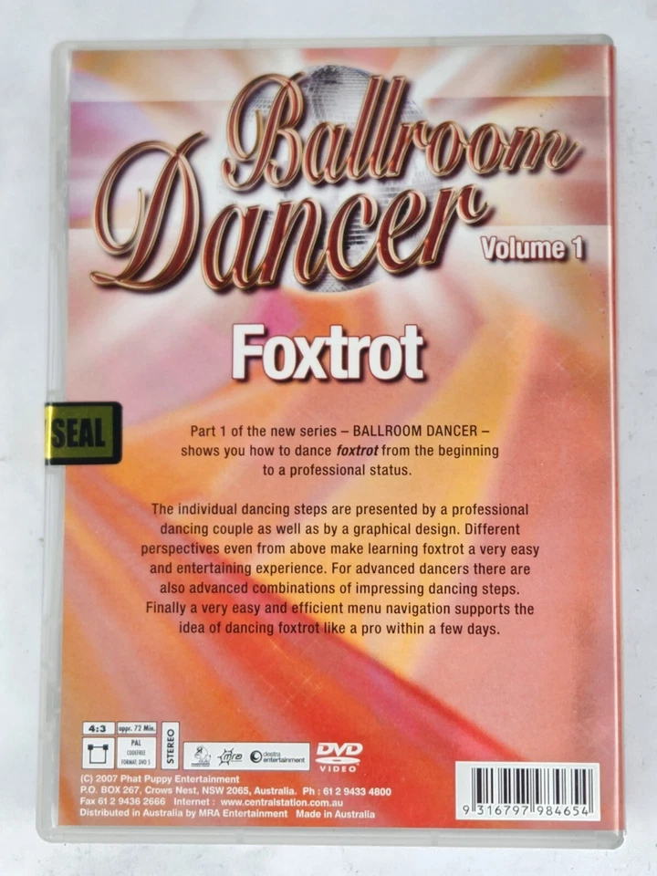 Ballroom Dancer Vol 1: Foxtrot For Beginners & Advanced - DVD Region 0 PAL  - Image 2 of 2