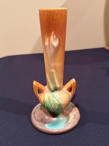 Roseville Pottery Thornberry Ceramic Bud Vase