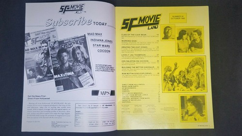 SF Movie Land Magazines temas relacionados con películas de colección de 1985 - Imagen 8 de 12