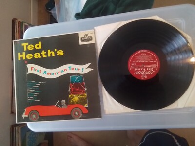 Ted Heath First American Tour   Record Album Vinyl LP J