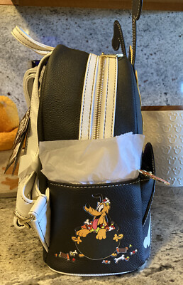 Loungefly Disney Pluto Skellington Glow-in-The-Dark Mini-Backpack Disney Pluto Skellington Glow-in-the-Dark Mini-Backpack [EE  main image 4