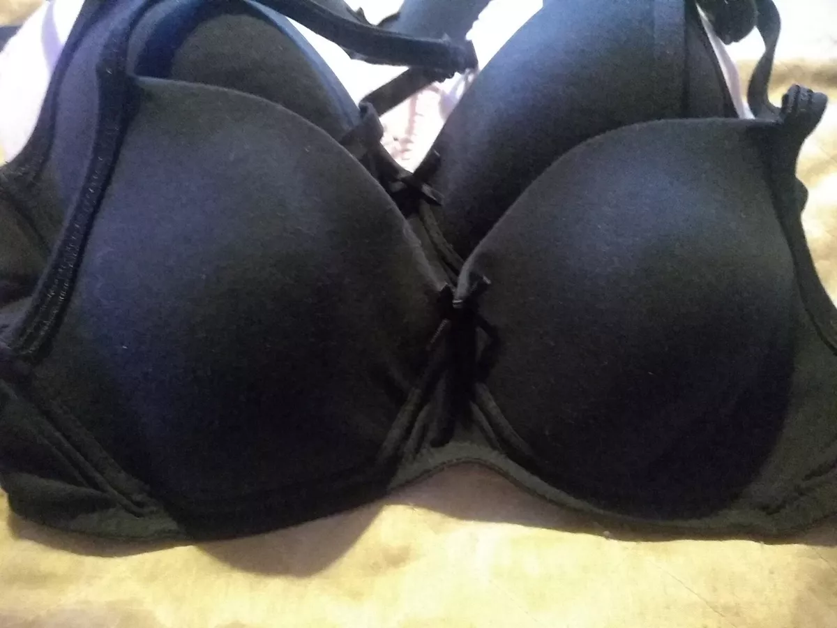 X 5. 34A Marks And Spencer & peacocks non wired bras. Black. New/used.