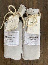 Pair Restoration Hardware Ultra-Fine Lightweight Cotton Sham STD MIST 99 ea