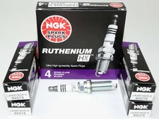 Pack of 4 NGK 92274 Ruthenium HX Spark Plugs LKAR7AHXS