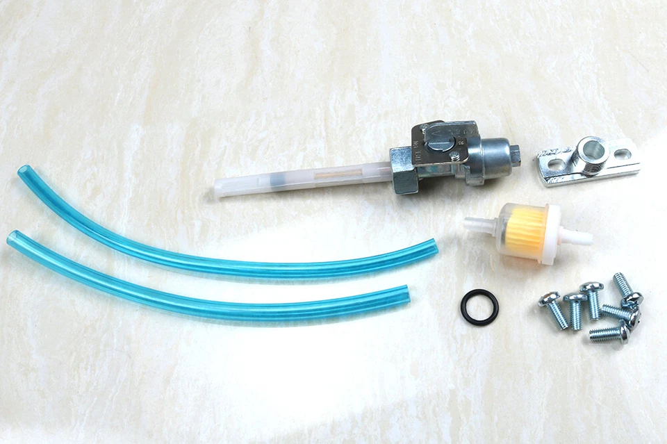 Tanque y tapa de combustible de gasolina de plástico blanco de tres ruedas 1985 1986 para Honda ATC 350X Foto 3 de 4