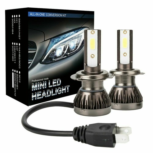 Kit Faro Auto H7 110W Cob LED Chip CANBUS Senza Errori Facile Installazione Lampadina 6000k