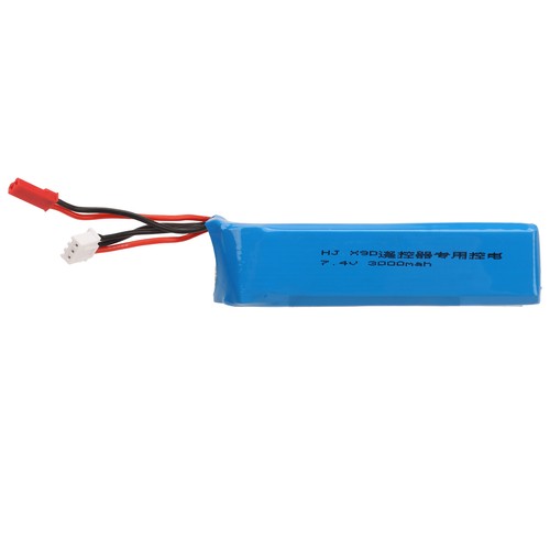 BLUE 7.4V 3000mAh LiPo Battery For FRSKY X9D Plus Transmitter Remote Controller - Picture 1 of 22