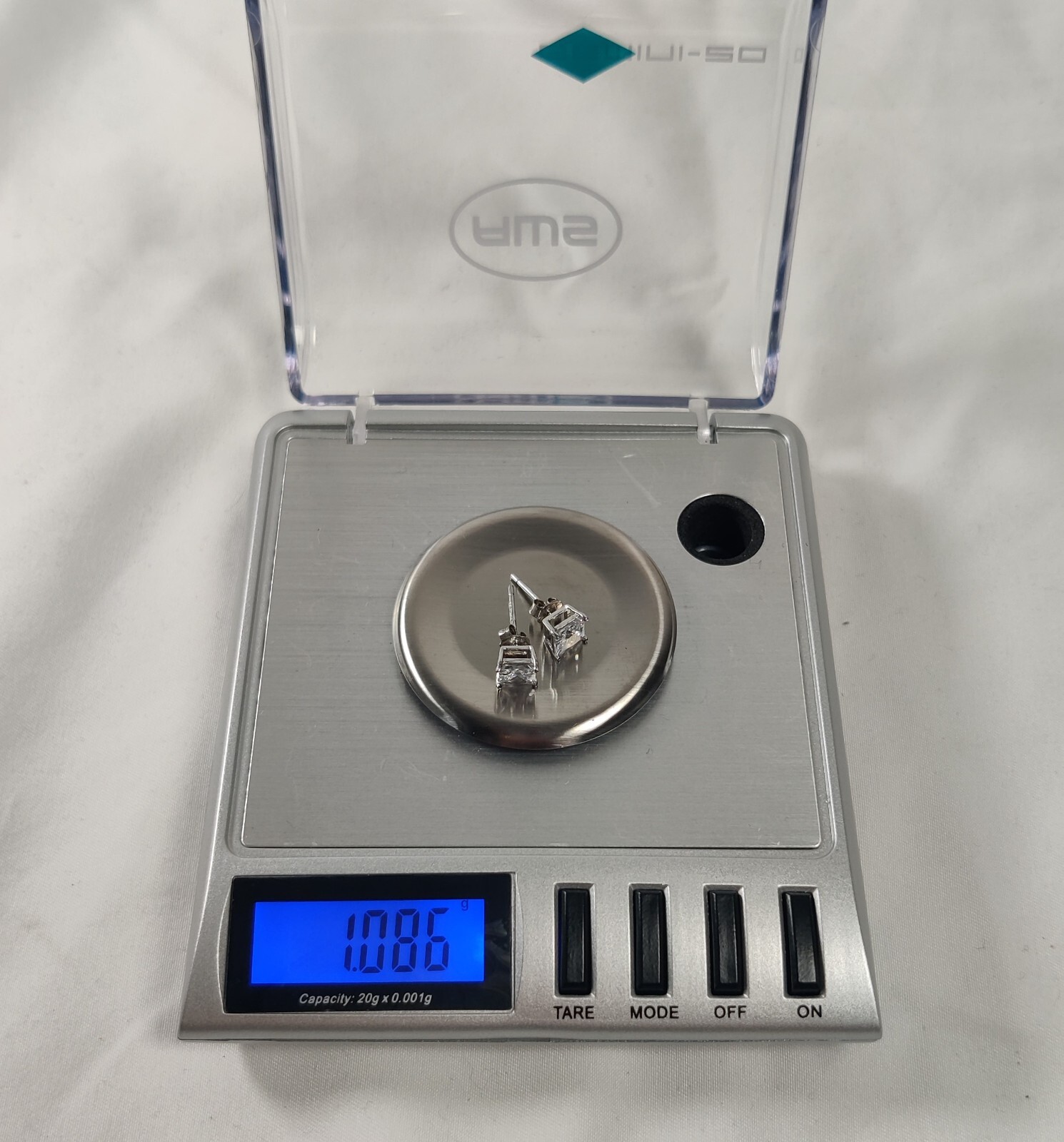 IBB Tiny Square Stud Post Earrings 925 Sterling S… - image 10