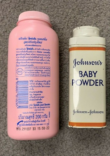 Vintage 2 X Johnson's Baby Powder 4 oz & 200g containers--All have powder - Picture 2 of 6