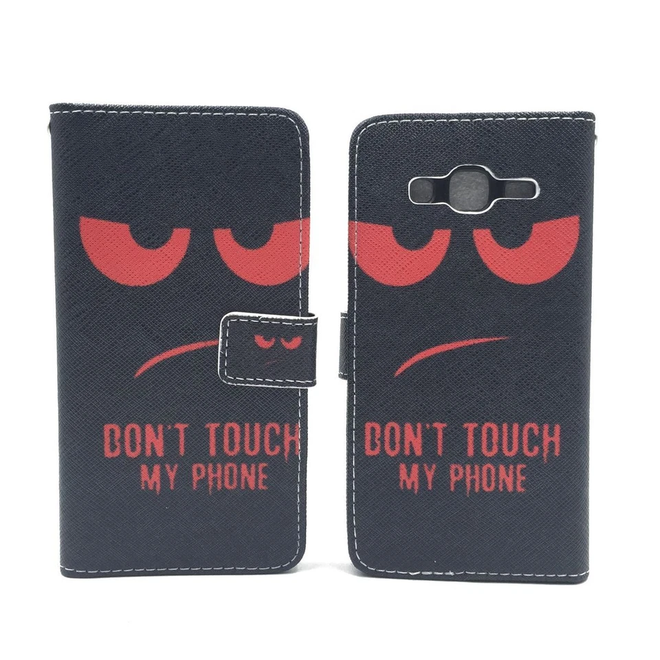 Custodia cellulare custodia protettiva per Samsung Galaxy J5 (2015) cover custodia portafoglio astuccio - Immagine 3 di 4