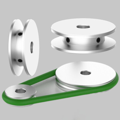 10mm Nutbreite Keilriemenscheibe O/Z-Profil Keilriemen Aluminum V-Rillen Scheibe